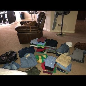 HUGE BOY CLOTHING LOT 35 pieces
